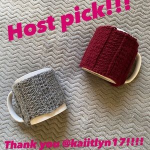 ☃️HP!! 2 for 1 deal!!!☃️ Handmade mug cozies!